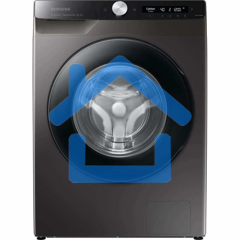 Стиральная машина Samsung WW80AG6S28AX/LD серая, загрузка фронтальная 8кг, 1200 об/мин., класс: A