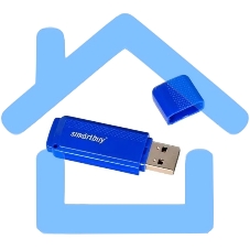Флешка USB Smartbuy R/W Dock USB 8 Gb SB8 GbDK-B