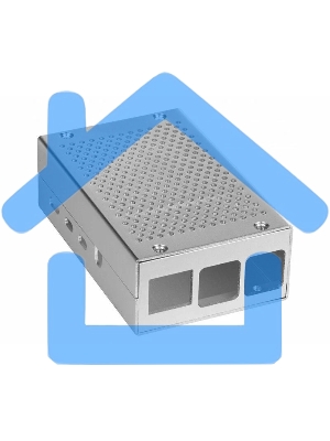 Корпус ACD RA507 Silver Fine Heat Dispersion Aluminium Alloy Case for Raspberry Pi 4B