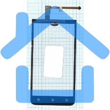Сенсорное стекло (тачскрин) для HTC One XC X720d, белое