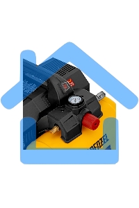 Компрессор DLS750/6 безмасляный малошумный 750 Вт, 140 л/мин,ресивер 6 л Denzel