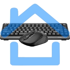 Клавиатура + мышь A4Tech Fstyler FG1110 клав:черный/серый мышь:черный/серый USB беспроводная Multimedia (FG1110 GREY)