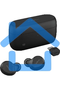 Наушники с микрофоном Jabra Evolve 2 Buds черный внутриканальные BT в ушной раковине