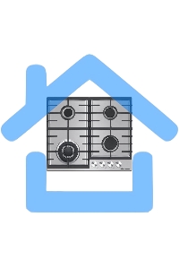 Газовая варочная панель Zigmund & Shtain G 20.6 S нержавеющая сталь