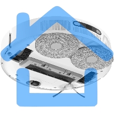 Робот-пылесос Dreame RLL11GC L10 Prime белый, 60 Вт, 5200 мА·ч Li-Ion, уборка сухая/влажная, пылесборник контейнер 0.45 л