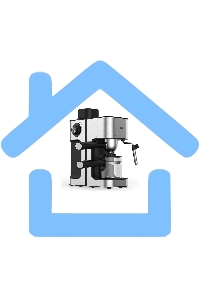 Кофеварка рожковая BQ CM4000 cтальной-черный, исп. кофе - молотый, 0.24 л, 800 Вт, 4 бар