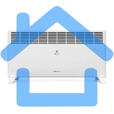 Конвектор Royal Clima REC-RE2000M белый, 2000 Вт, 25 м2, термостат