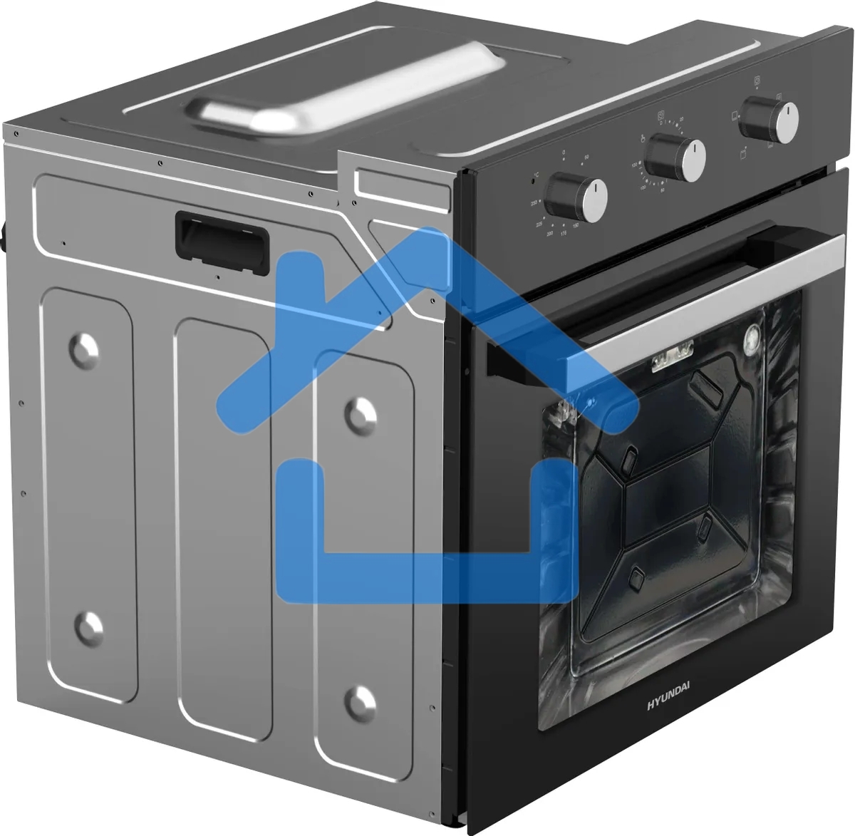 Духовой шкаф электрический Hyundai HEO 66311 BG черный