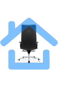 Кресло руководителя Cactus CS-LBK-AMSTERDAM кожа, крестов. алюминий