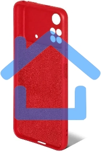 Чехол (клип-кейс) DF poOriginal-06 для Poco M4 Pro (4G) красный