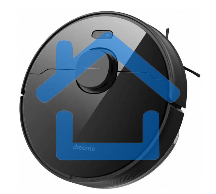 Робот-пылесос Dreame RLD33GA Vacuum and Mop D9 Max черный, 46 Вт, 5200 мА·ч Li-Ion, уборка сухая/влажная, пылесборник контейнер 0.5