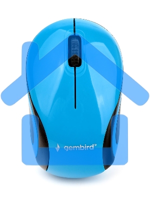 Мышь беспроводная Gembird MUSW-620 синий, 1200 dpi, радиоканал, USB, кнопки - 3