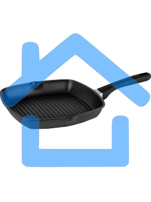 Сковорода-гриль Rondell Patron RDA-1443, 28см, без крышки, серый