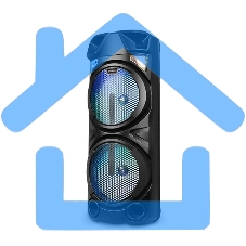 Портативная акустика Blackton Bt PBS2116 черный Мощность RMS 8 Вт