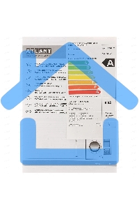 Стиральная машина Atlant СМА 50У105-00 белый, загрузка фронтальная 5 кг, 1000 об/мин., класс: А+