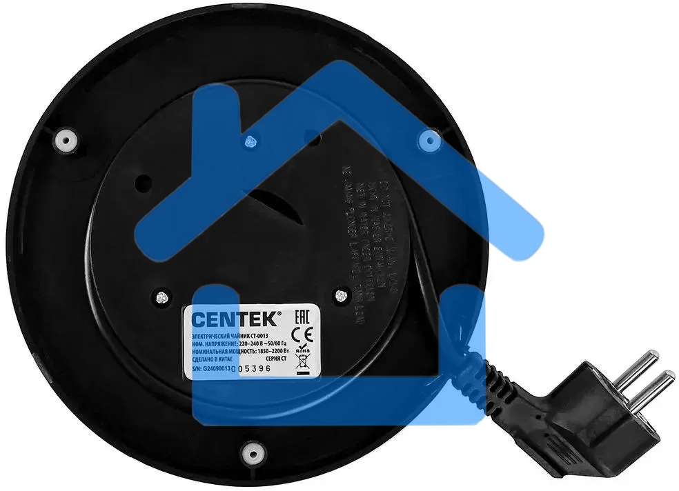 Чайник Centek CT-0013 стекло, 2200 Вт, 1.8 л, серебристый