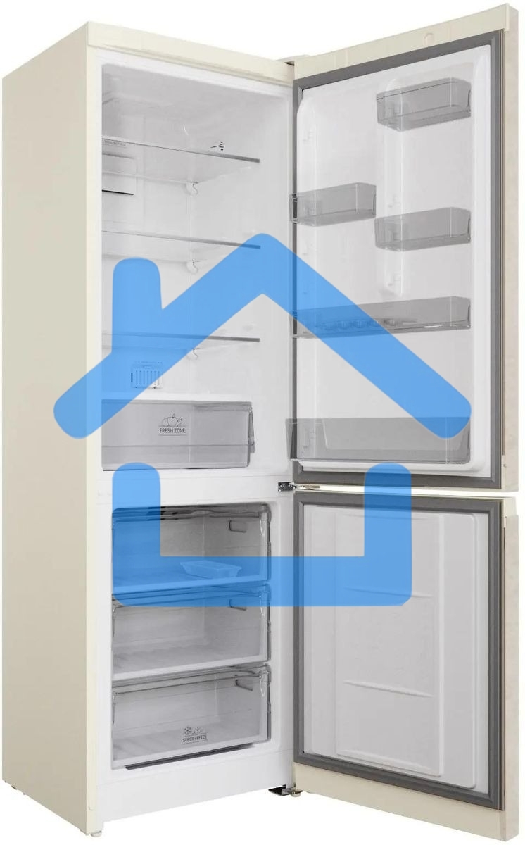 Холодильник Hotpoint HT 5180 AB мраморный двухкамерный 220/78л морозилка снизу, Total No Frost