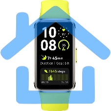 Фитнес-браслет Huawei Band 10 Aluminium NRA-B29 серебристый / зеленый