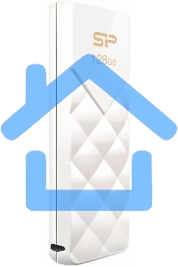 Флешка USB R/W 128 Gb Silicon Power Blaze B03, USB 3.2, белый