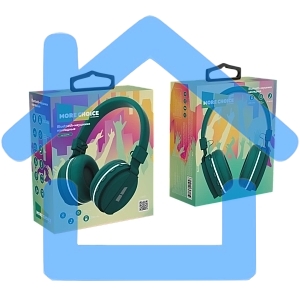 Наушники беспроводные накладные MORE CHOICE (4610196401046) HW15 Green