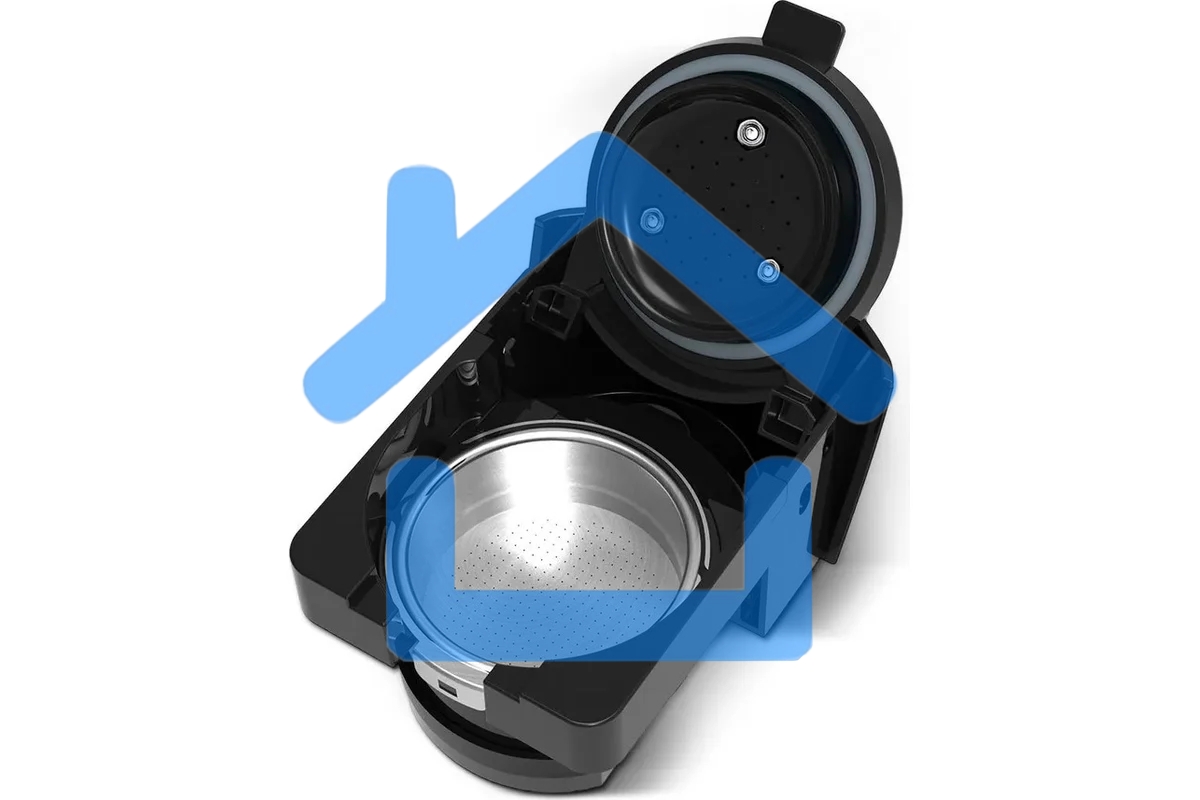 Кофеварка 3 в 1 BQ CM3000 черный-красный, исп. кофе - капсулы/молотый, 0.6 л, 1450 Вт, 19 бар
