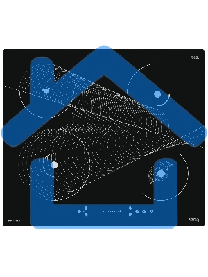 Индукционная варочная панель Krona MERIDIANA 60 BL независимая, черный