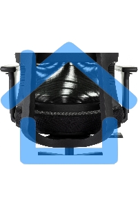 Кресло руководителя Бюрократ MC-711N-H черный, сетка/ткань, с подголов. крестов. пластик