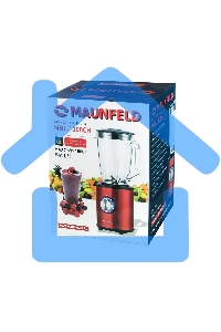 Блендер стационарный Maunfeld MBL.1000CH вишневый, 1000 Вт