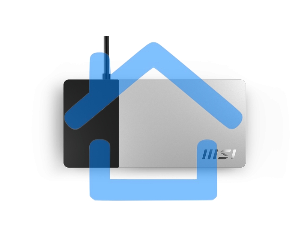 Док-станция MSI USB-C Docking Station Gen 2 / 1xType-C(USB3.2Gen2/DP)/1xType-C USB3.2Gen2/2xType-A USB3.2Gen2/1xType-A USB2.0/1xHDMI2.1/1xDP/1xRJ45/1xComboJack/150W adapter