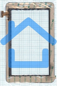 Сенсорное стекло (тачскрин) FPC-FC101S347-00, черное