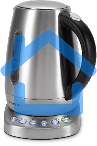 Чайник электрический Hyundai HYK-S7770 1.7л. 2200Вт серебристый/черный корпус: металл