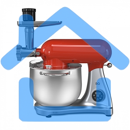Планетарный миксер BQ MX851 Красный-Серебристый