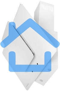 Вытяжка каминная Zigmund & Shtain K 150.9 W белый, 90 см, 1100 куб. м/ч, 65 дБ