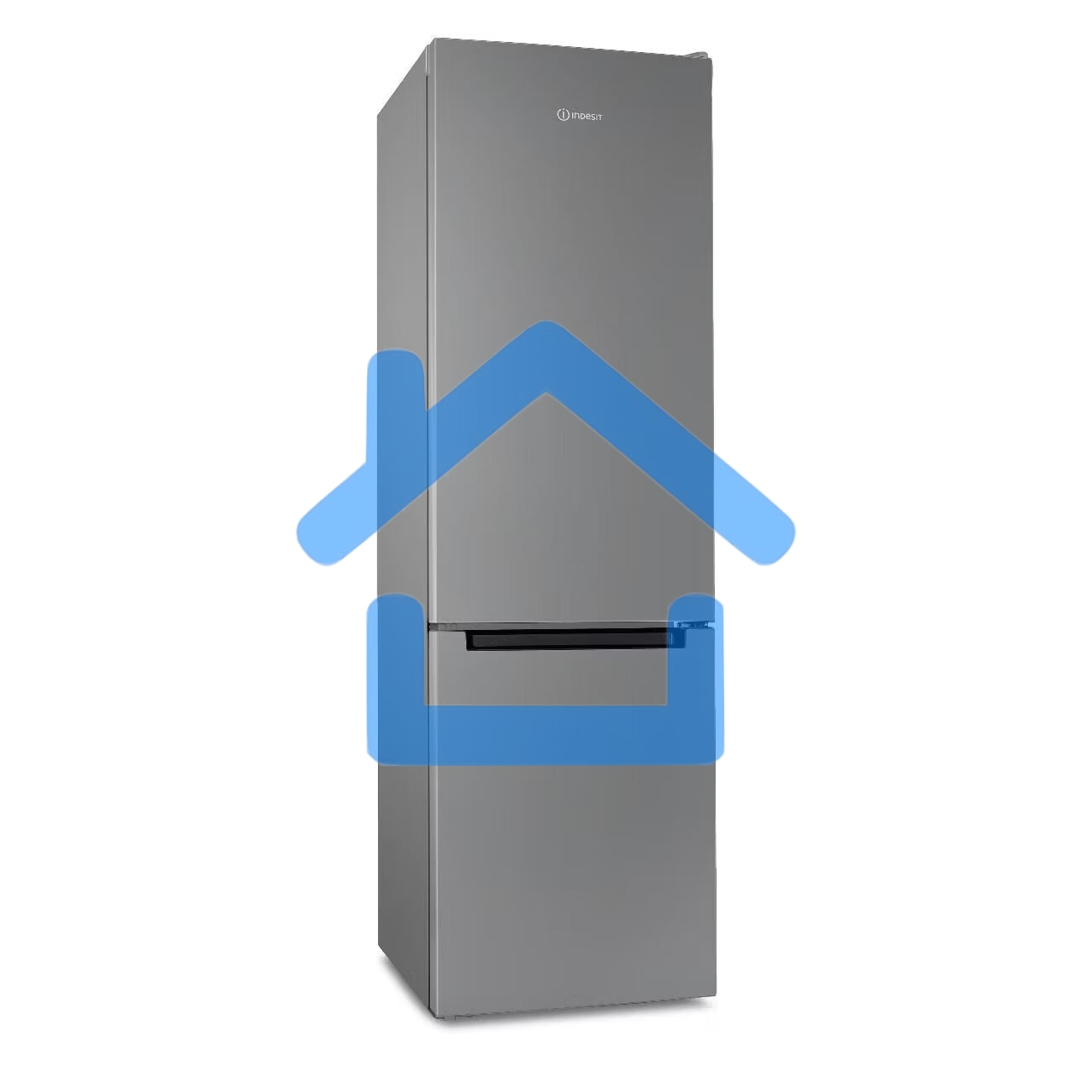 Холодильник Indesit DS 3200 G серебристый двухкамерный 252/87л морозилка снизу