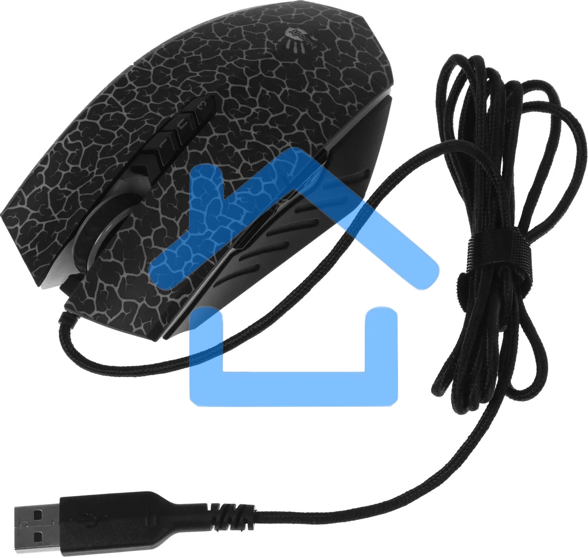 Мышь проводная A4Tech Bloody A70A черный, 6200 dpi, USB Type-A, кнопки - 8