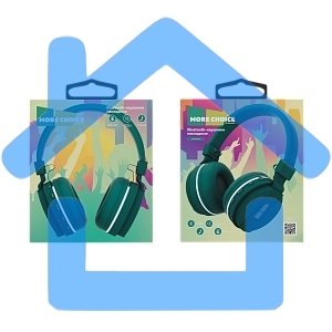 Наушники беспроводные накладные MORE CHOICE (4610196401046) HW15 Green