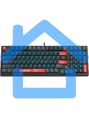 Клавиатура проводная A4Tech Bloody AT98 USB черный/красный