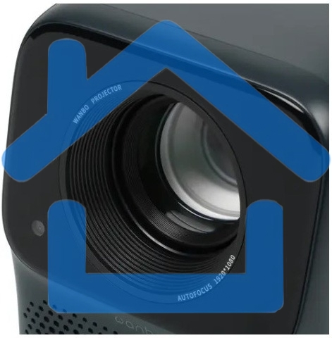 Проектор Wanbo Projector T2 Max синий (LCD, 1920x1080, 450Lm, 1.2:1, 3000:1, Smart TV, Android 9.0, 1+16Gb, HDMI, USB, Wi-Fi, BT)