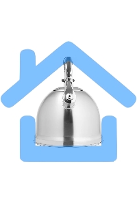 Чайник для плиты LARA LR00-75 (Зеркальный) 3.3л индукц. капс. дно, свисток с кноп. механизмом