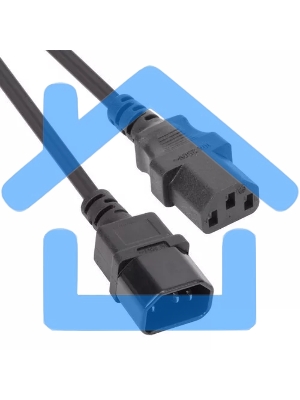 Кабель монитор - компьютер 220V (UPS -> устройство) VCOM 3G*0.5мм (CE001-CU)1.8м