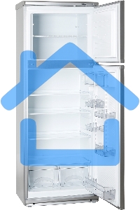 Холодильник Atlant МХМ-2835-08 серебристый двухкамерный 202/70л морозилка сверху