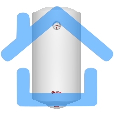 Водонагреватель Thermex Circle 100 V 1.5кВт 100л электрический настенный/белый