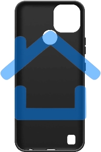 Чехол (клип-кейс) BoraSCO Silicone case для Realme C21 черный (матовый)