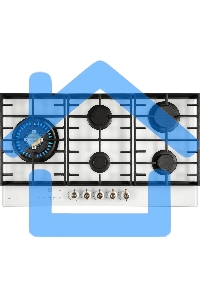 Газовая варочная панель HIBERG VM 9155 W, белый