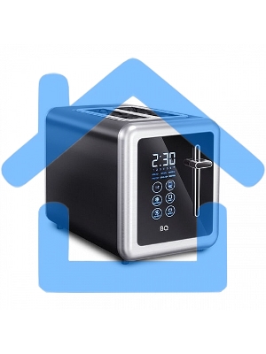 Тостер BQ T4002, 850 Вт, 7 степеней поджаривания, стальной/черный