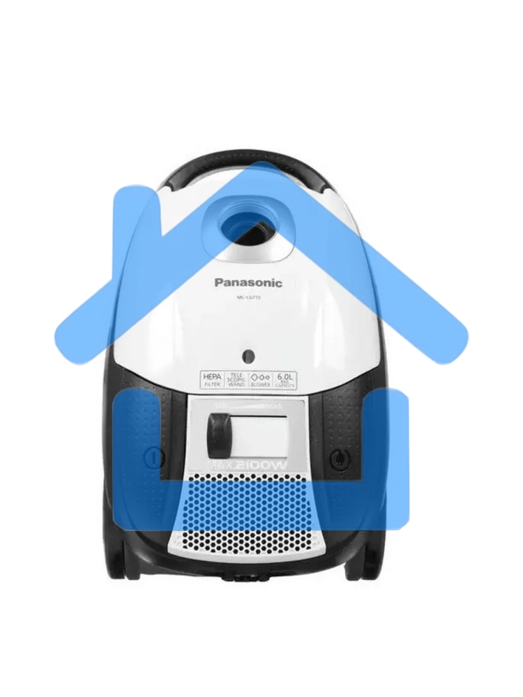 Пылесос Panasonic MC-CJ917W белый, 2300 Вт, уборка сухая, пылесборник мешок 6 л