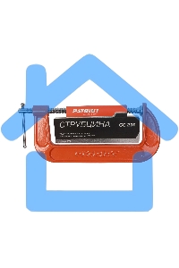 Струбцина PATRIOT GC-200, G-образная 200мм