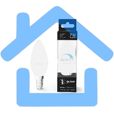 Лампа светодиодная Gauss Led Candle-dim E14 7Вт 4100К диммируемая