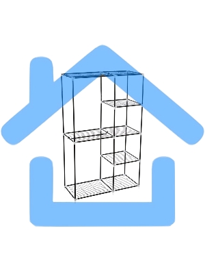 Стойка для одежды РЫЖИЙ КОТ (100519)