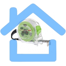 Рулетка Кварц, прозрачный корпус, амортизатор, 5 м х 19 мм Сибртех